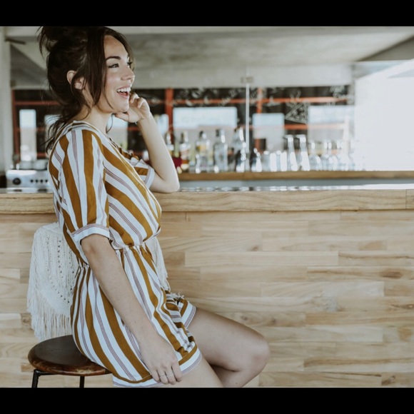 CHARLIE STRIPED ROMPER - Picture 3 of 5